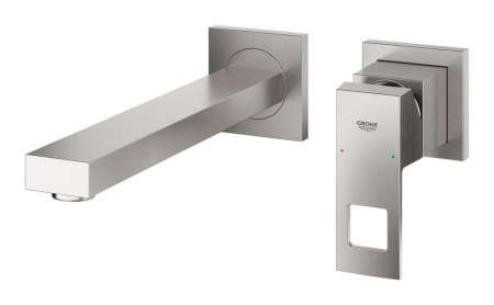 Смеситель для раковины встраиваемый Grohe Eurocube 23447 DC0 (23447DC0) суперсталь