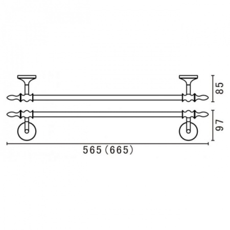 Полотенцедержатель Art&Max AM-E-4224-Do