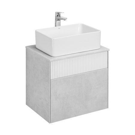 Тумба с раковиной Aquaton Марбл 60 слэйт 1A2761K1MH4C0