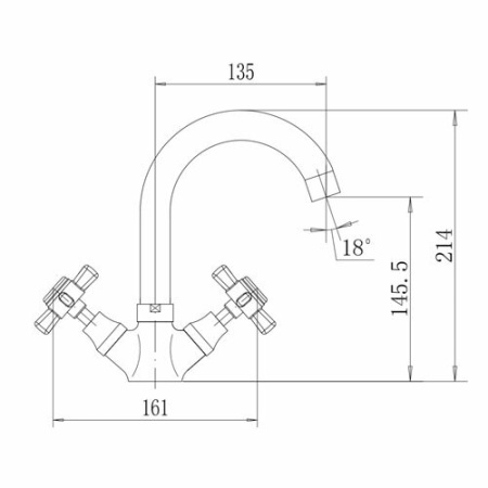 Смеситель для раковины FASHUN  A1324