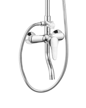 Душевая система с смесителем для ванны/душа OneLife P01-911cr хром