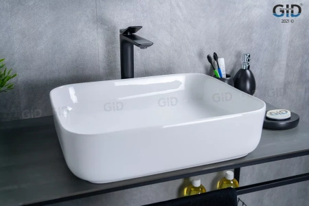 Раковина накладная (50х39) Gid D1304