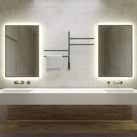 Электрический полотенцесушитель Vincea (43х60) VTD-1S1CGE графит