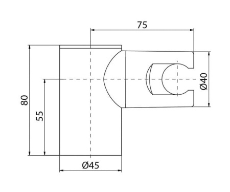 Держатель для душа Raiber RVL-06
