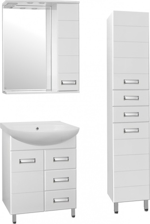 Зеркало-шкаф Style Line Ирис 65 (65x83) ЛС-00000019 белый