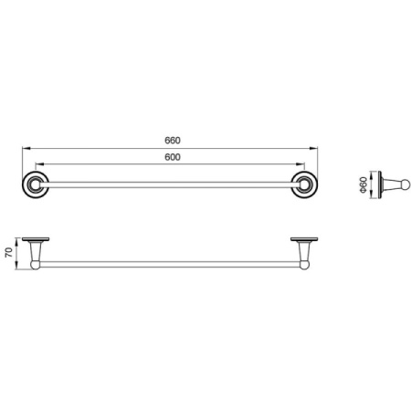 Полотенцедержатель Timo Nelson 160053/02