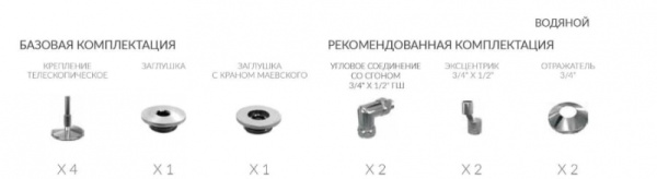 Полотенцесушитель водяной Terminus ВИКТОРИЯ ЛЮКС 32/18 П27 Полотенцесушитель водяной Terminus ВИКТОРИЯ ЛЮКС 32/18 П27