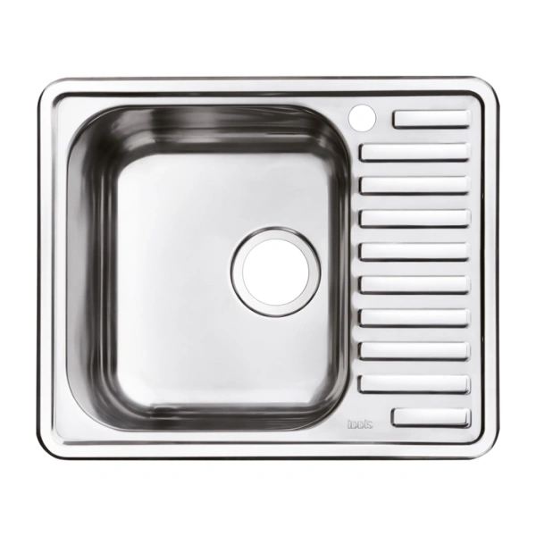 Кухонная мойка, нержавеющая сталь iddis Strit STR58PLi77, сталь