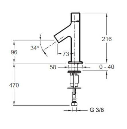 Смеситель для раковины Jacob Delafon Talan E10378RU-CP