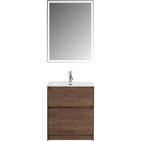 Тумба под раковину BelBagno Kraft 60 KRAFT39-600/390-2C-PIA-RT Rovere Tabacco