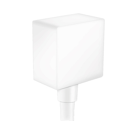 Подключение для душевого шланга Hansgrohe FixFit Square 26455700 белый матовый