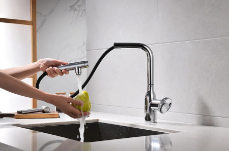 Смеситель для кухни с подключением к фильтру  Paulmark Urban Ur213104-CR