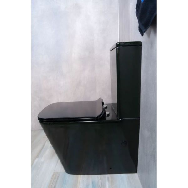 Напольный унитаз с бачком безободковый Gid Tr2170BL