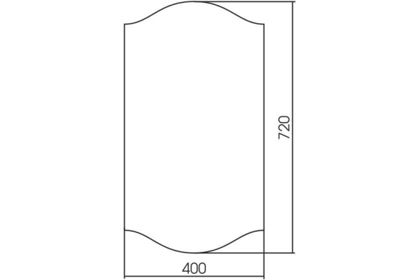 Зеркало (40х72) Silver Mirrors Вальс ФР-00002384