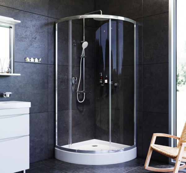 Душевой уголок (90х90) Am.Pm Like Solo Slide W83G-315-090CT