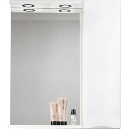 Зеркало-шкаф BelBagno MARINO-SPC-700/750-1A-BL-P-R Bianco Lucido