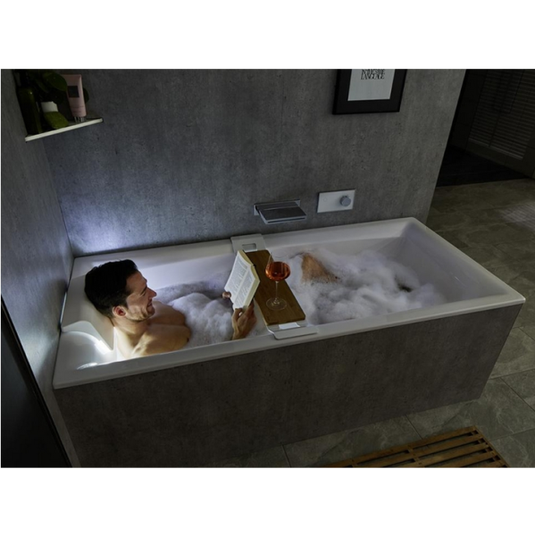 Акриловая ванна Riho Still Square Riho Fall (180x80) с LED подсветкой B099035005