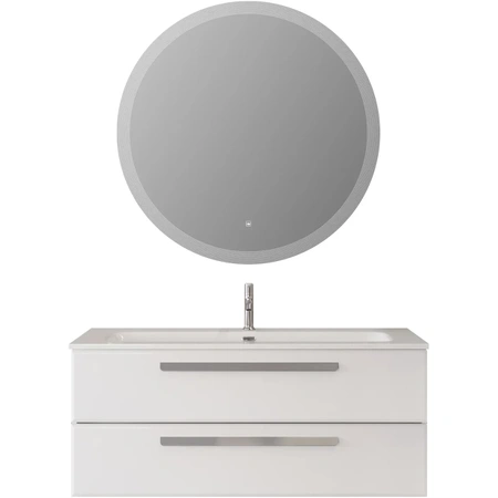 Тумба под раковину Cezares ECO-CER-N-1200-2C-SO-BL Bianco Lucido без ручек