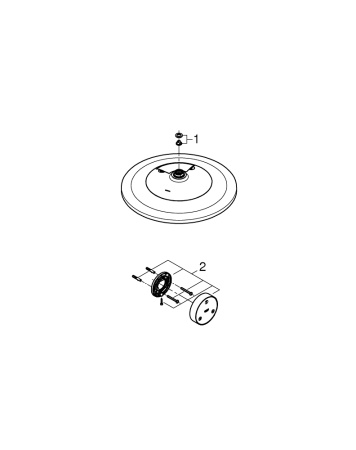 Верхний душ Grohe Rainshower 310 SmartConnect 26641 000 (26641000) хром