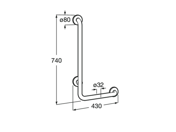 Поручень Roca Access Comfort 816906009