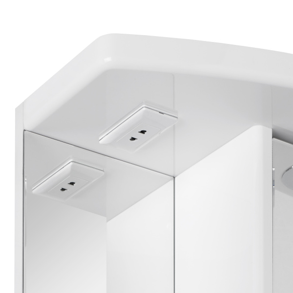 Зеркальный шкаф Aquaton Эмили 80 белый 1A002702EM010