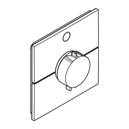 Термостат для душа Hansgrohe ShowerSelect Comfort S 15571700 белый матовый