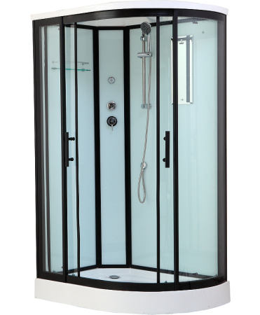 Душевая кабина (120х85) Timo Standart T-6602BL