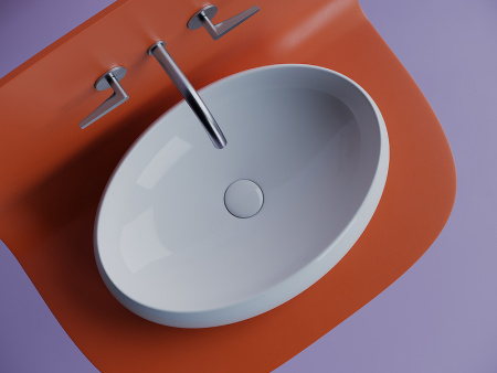 Раковина накладная (56х39) Ceramica Nova ELEMENT CN5033