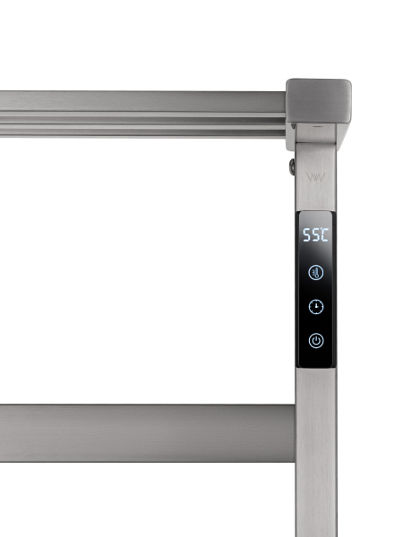 Полотенцесушитель электрический WONZON & WOGHAND FRANKFURT, брашированный никель WW-A1026-BR Полотенцесушитель электрический WONZON & WOGHAND FRANKFURT, брашированный никель WW-A1026-BR