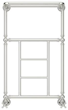 Полотенцесушитель Водяной Сунержа Ренессанс 1452 (86х50) Хром 00-0282-8650