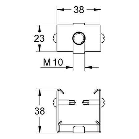 Клипса крепежная GROHE Rapid Pro 39024 000