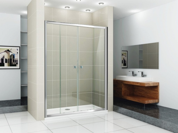 Душевая дверь в проем Cezares PRATICO-BF-2-160-P-Cr