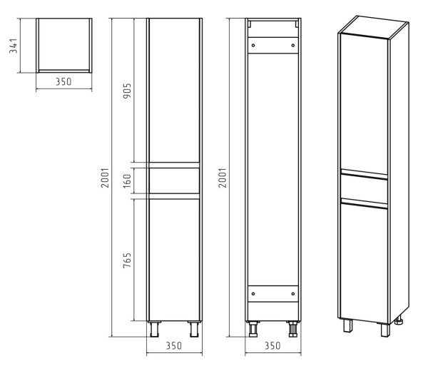 Пенал Misty Алиса 35 Э-Али0501-01Л левый