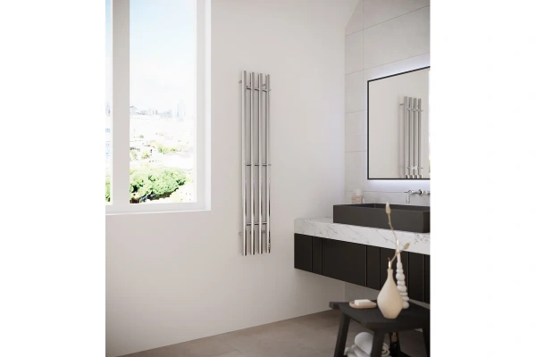 Электрический полотенцесушитель (120х20) Terminus QUATRO 4670078561466 хром