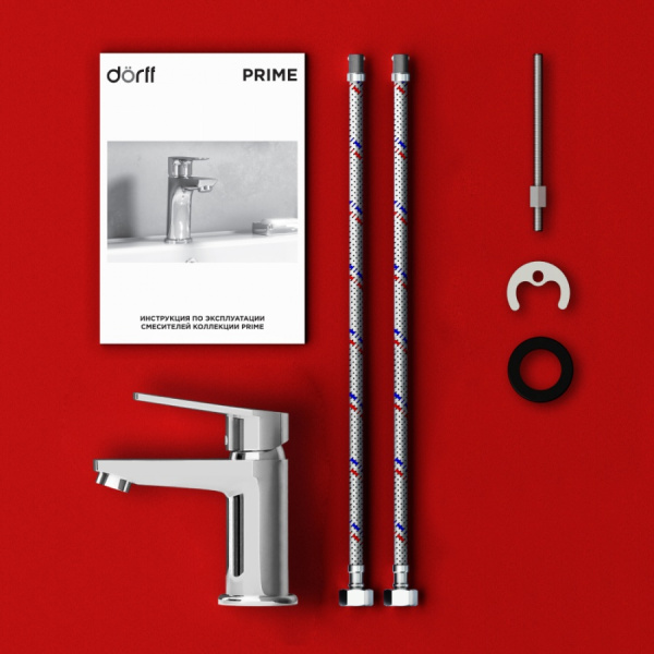 Смеситель для раковины Dorff Prime D4002100 Смеситель для раковины Dorff Prime D4002100