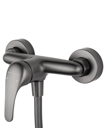 Смеситель для душа WONZON & WOGHAND, темный графит WW-4540-BGG