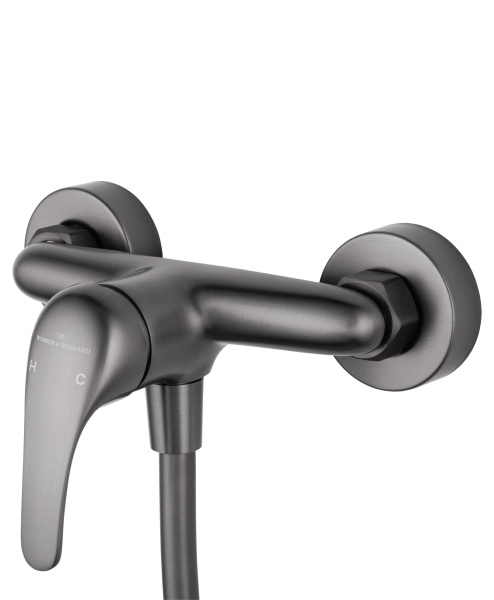 Смеситель для душа WONZON & WOGHAND, темный графит WW-4540-BGG