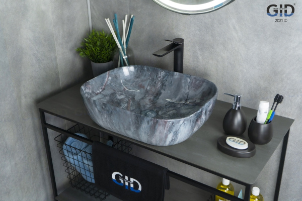 Раковина накладная (50х40) Gid K397G124