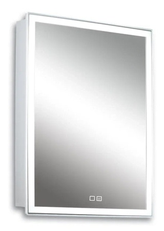 Зеркало-шкаф (54х75) Silver Mirrors Киото-2 50 LED-00002681