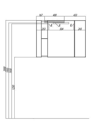 Зеркальный шкаф Aquaton Марко 100 белый 1A190402MO010