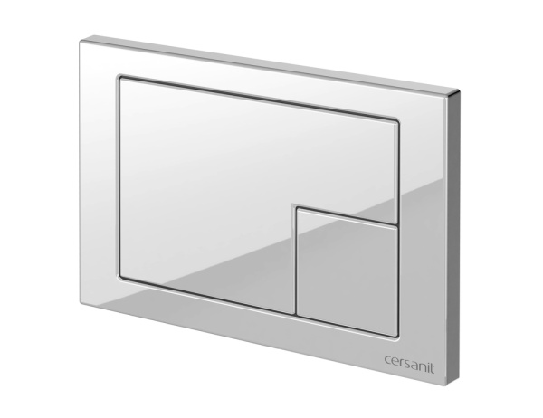 Кнопка Cersanit CORNER пластик белый 64077