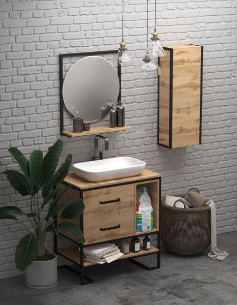 Шкаф 1Marka Grunge loft 35П Ц0000007987