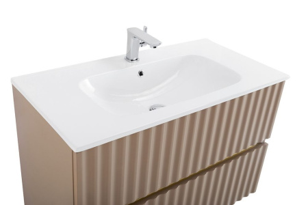 База под раковину Art&Max Еlegant AM-ELEGANT-1000-2C-SO-CM-LED Капучино матовый
