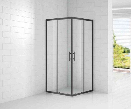 Душевой уголок (90х90) CEZARES ECO ECO-O-A-2-90-C-NERO