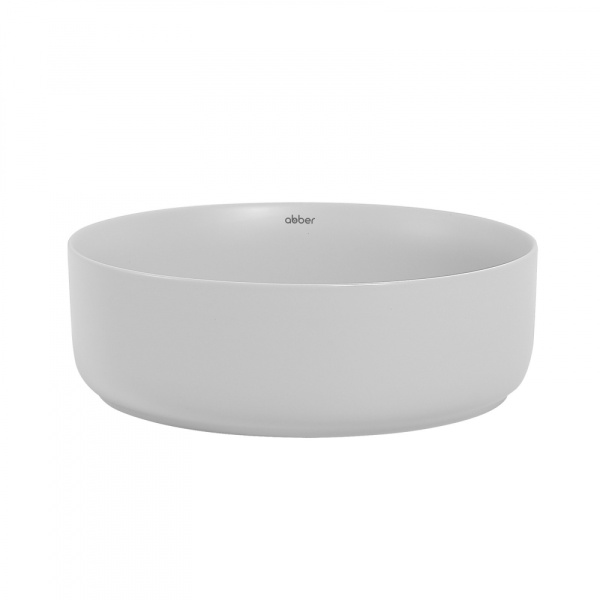 Раковина накладная ABBER Bequem AC2108MLG светло-серая матовая