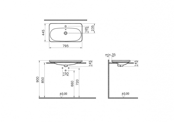 Раковина Vitra Nest Trendy 5686B003-0001