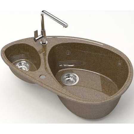 Кухонная мойка Marrbaxx Эмма Z13 Z013Q009 коричневый