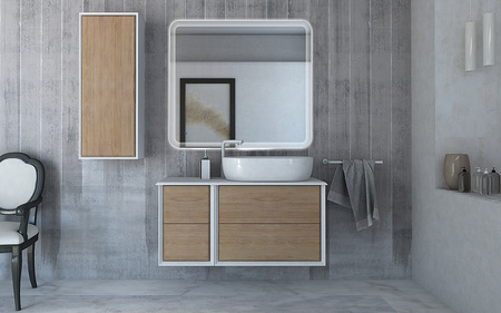 Шкаф подвесной Cezares Bellagio 54719 Rovere tabacco