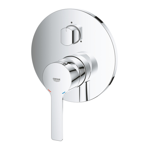 Смеситель однорычажный с переключателем на 3 положения GROHE Lineare New 24095 001 (24095001) хром