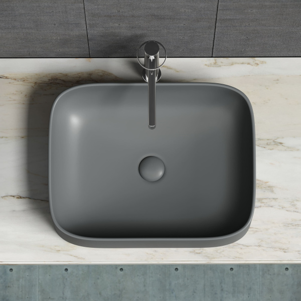 Раковина накладная (50,5х38) Ceramica Nova ELEMENT CN6052MDH